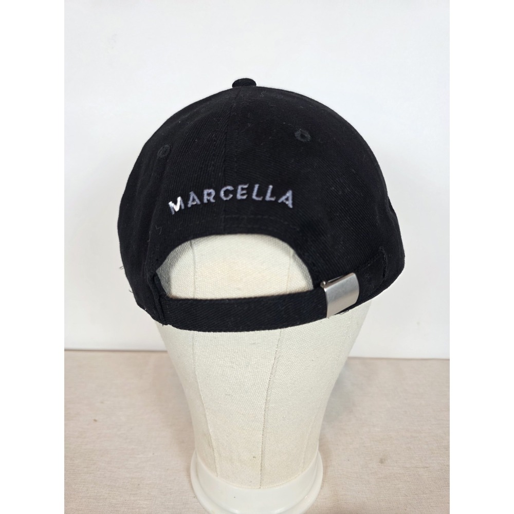 Marcella Baseball Hat European Cotton-Blend Adjustable Logo Cap One Size